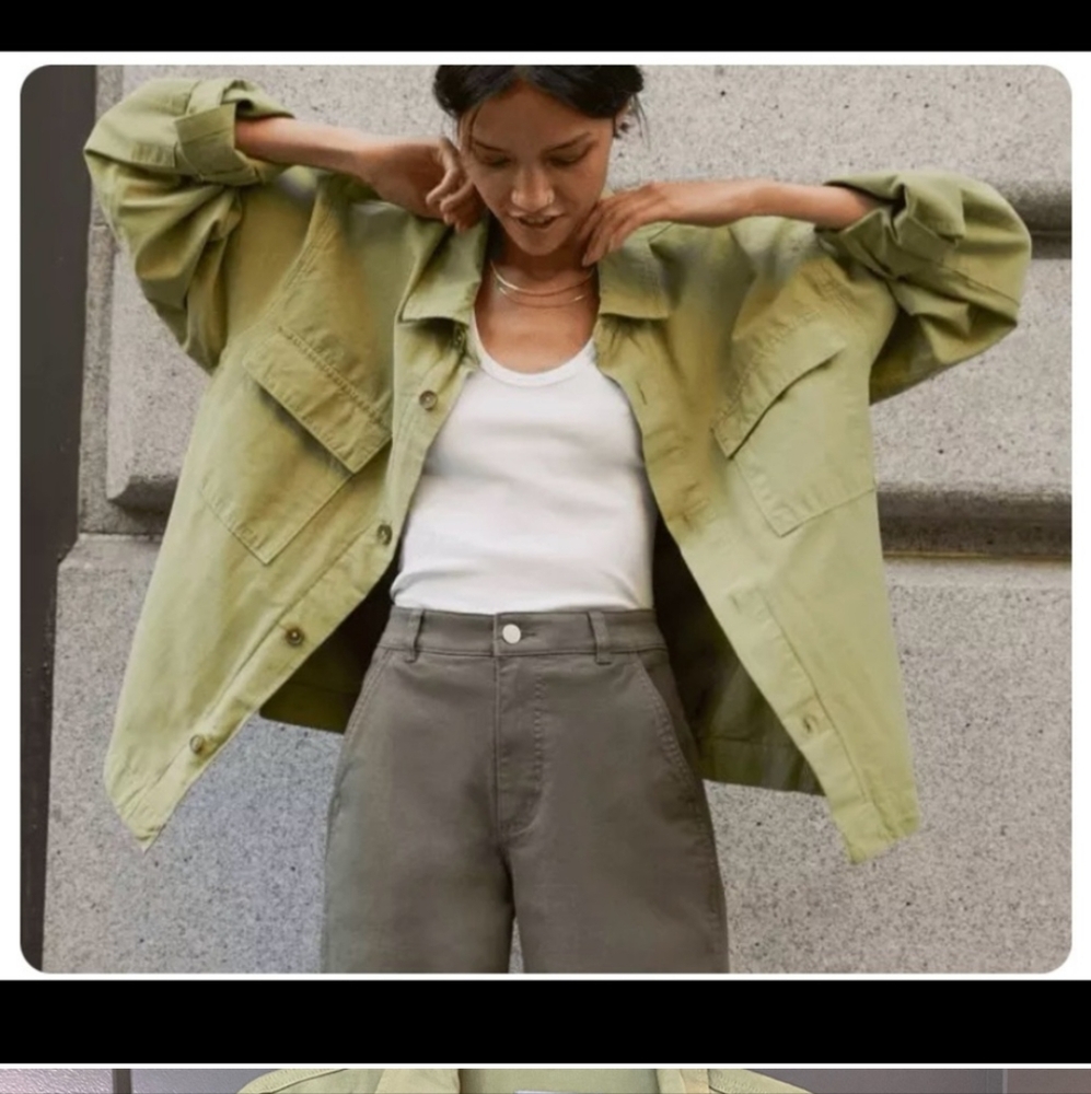 Everlane Everyone Spring Shirt Jacket size M